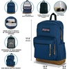 image:imageJanSport NCAA Officially Licensed Backpack Penn State Nittany Lions Right Pack with Padded 15Inch Laptop Sleeve Spacious Computer Bag Durable Daypack with Bottle Pocket amp Haul Handle NavyTeam Color