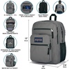 image:imageJanSport NCAA Officially Licensed Backpack Purdue Boilermakers Big Student with Padded 15Inch Laptop Sleeve 2 Compartment Computer Bag with Bottle Pocket amp Haul Handle Book Rucksack BlackTeam Color