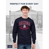 image:imageJanSport NCAA Officially Licensed Campus Long Sleeve T Shirt for Men Soft amp Breathable PreShrunk Cotton Crewneck T ShirtArizona Wildcats