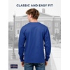 image:imageJanSport NCAA Officially Licensed Campus Long Sleeve T Shirt for Men Soft amp Breathable PreShrunk Cotton Crewneck T ShirtBYU Cougars