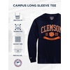 image:imageJanSport NCAA Officially Licensed Campus Long Sleeve T Shirt for Men Soft amp Breathable PreShrunk Cotton Crewneck T ShirtClemson Tigers