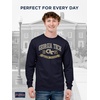 image:imageJanSport NCAA Officially Licensed Campus Long Sleeve T Shirt for Men Soft amp Breathable PreShrunk Cotton Crewneck T ShirtGeorgia Tech Yellow Jackets