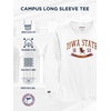 image:imageJanSport NCAA Officially Licensed Campus Long Sleeve T Shirt for Men Soft amp Breathable PreShrunk Cotton Crewneck T ShirtIowa State Cyclones