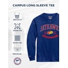 image:imageJanSport NCAA Officially Licensed Campus Long Sleeve T Shirt for Men Soft amp Breathable PreShrunk Cotton Crewneck T ShirtKansas Jayhawks