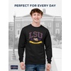 image:imageJanSport NCAA Officially Licensed Campus Long Sleeve T Shirt for Men Soft amp Breathable PreShrunk Cotton Crewneck T ShirtLSU Tigers