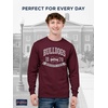 image:imageJanSport NCAA Officially Licensed Campus Long Sleeve T Shirt for Men Soft amp Breathable PreShrunk Cotton Crewneck T ShirtMississippi State Bulldogs