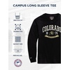 image:imageJanSport NCAA Officially Licensed Campus Long Sleeve T Shirt for Men Soft amp Breathable PreShrunk Cotton Crewneck T ShirtMissouri Tigers