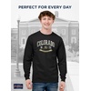 image:imageJanSport NCAA Officially Licensed Campus Long Sleeve T Shirt for Men Soft amp Breathable PreShrunk Cotton Crewneck T ShirtMissouri Tigers