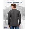 image:imageJanSport NCAA Officially Licensed Campus Long Sleeve T Shirt for Men Soft amp Breathable PreShrunk Cotton Crewneck T ShirtNorth Carolina State Wolfpack
