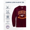 image:imageJanSport NCAA Officially Licensed Campus Long Sleeve T Shirt for Men Soft amp Breathable PreShrunk Cotton Crewneck T ShirtVirginia Tech Hokies