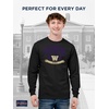 image:imageJanSport NCAA Officially Licensed Campus Long Sleeve T Shirt for Men Soft amp Breathable PreShrunk Cotton Crewneck T ShirtWashington Huskies
