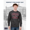 image:imageJanSport NCAA Officially Licensed Campus Long Sleeve T Shirt for Men Soft amp Breathable PreShrunk Cotton Crewneck T ShirtWashington State Cougars