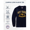 image:imageJanSport NCAA Officially Licensed Campus Long Sleeve T Shirt for Men Soft amp Breathable PreShrunk Cotton Crewneck T ShirtWest Virginia Mountaineers