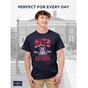 image:imageJanSport NCAA Officially Licensed Campus Short Sleeve T Shirt for Men Soft amp Breathable PreShrunk Cotton Crewneck T ShirtArizona Wildcats