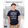 image:imageJanSport NCAA Officially Licensed Campus Short Sleeve T Shirt for Men Soft amp Breathable PreShrunk Cotton Crewneck T ShirtGeorgetown Hoyas