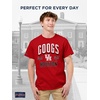 image:imageJanSport NCAA Officially Licensed Campus Short Sleeve T Shirt for Men Soft amp Breathable PreShrunk Cotton Crewneck T ShirtHouston Cougars