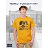 image:imageJanSport NCAA Officially Licensed Campus Short Sleeve T Shirt for Men Soft amp Breathable PreShrunk Cotton Crewneck T ShirtIowa Hawkeyes