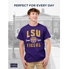 image:imageJanSport NCAA Officially Licensed Campus Short Sleeve T Shirt for Men Soft amp Breathable PreShrunk Cotton Crewneck T ShirtLSU Tigers