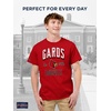 image:imageJanSport NCAA Officially Licensed Campus Short Sleeve T Shirt for Men Soft amp Breathable PreShrunk Cotton Crewneck T ShirtLouisville Cardinals