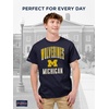 image:imageJanSport NCAA Officially Licensed Campus Short Sleeve T Shirt for Men Soft amp Breathable PreShrunk Cotton Crewneck T ShirtMichigan Wolverines