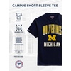 image:imageJanSport NCAA Officially Licensed Campus Short Sleeve T Shirt for Men Soft amp Breathable PreShrunk Cotton Crewneck T ShirtMichigan Wolverines