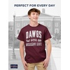 image:imageJanSport NCAA Officially Licensed Campus Short Sleeve T Shirt for Men Soft amp Breathable PreShrunk Cotton Crewneck T ShirtMississippi State Bulldogs