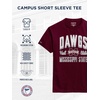 image:imageJanSport NCAA Officially Licensed Campus Short Sleeve T Shirt for Men Soft amp Breathable PreShrunk Cotton Crewneck T ShirtMississippi State Bulldogs