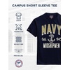 image:imageJanSport NCAA Officially Licensed Campus Short Sleeve T Shirt for Men Soft amp Breathable PreShrunk Cotton Crewneck T ShirtNavy Midshipmen