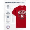 image:imageJanSport NCAA Officially Licensed Campus Short Sleeve T Shirt for Men Soft amp Breathable PreShrunk Cotton Crewneck T ShirtNebraska Cornhuskers