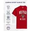 image:imageJanSport NCAA Officially Licensed Campus Short Sleeve T Shirt for Men Soft amp Breathable PreShrunk Cotton Crewneck T ShirtNorth Carolina State Wolfpack