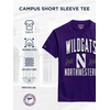 image:imageJanSport NCAA Officially Licensed Campus Short Sleeve T Shirt for Men Soft amp Breathable PreShrunk Cotton Crewneck T ShirtNorthwestern Wildcats
