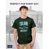 image:imageJanSport NCAA Officially Licensed Campus Short Sleeve T Shirt for Men Soft amp Breathable PreShrunk Cotton Crewneck T ShirtTulane Green Wave