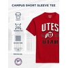 image:imageJanSport NCAA Officially Licensed Campus Short Sleeve T Shirt for Men Soft amp Breathable PreShrunk Cotton Crewneck T ShirtUtah Utes