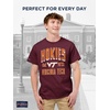 image:imageJanSport NCAA Officially Licensed Campus Short Sleeve T Shirt for Men Soft amp Breathable PreShrunk Cotton Crewneck T ShirtVirginia Tech Hokies
