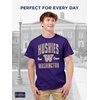 image:imageJanSport NCAA Officially Licensed Campus Short Sleeve T Shirt for Men Soft amp Breathable PreShrunk Cotton Crewneck T ShirtWashington Huskies