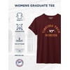 image:imageJanSport NCAA Officially Licensed Graduate Short Sleeve T Shirt for Women Soft amp Breathable CottonPolyester Blend Crewneck T Shirt with Graphic Detailing Everyday University Fan ApparelVirginia Tech Hokies