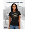 image:imageJanSport NCAA Officially Licensed Graduate Short Sleeve T Shirt for Women Soft amp Breathable CottonPolyester Blend Crewneck T Shirt with Graphic Detailing Everyday University Fan ApparelPurdue Boilermakers