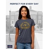 image:imageJanSport NCAA Officially Licensed Graduate Short Sleeve T Shirt for Women Soft amp Breathable CottonPolyester Blend Crewneck T Shirt with Graphic Detailing Everyday University Fan ApparelWest Virginia Mountaineers