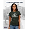 image:imageJanSport NCAA Officially Licensed Graduate Short Sleeve T Shirt for Women Soft amp Breathable CottonPolyester Blend Crewneck T Shirt with Graphic Detailing Everyday University Fan ApparelDartmouth Big Green