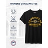 image:imageJanSport NCAA Officially Licensed Graduate Short Sleeve T Shirt for Women Soft amp Breathable CottonPolyester Blend Crewneck T Shirt with Graphic Detailing Everyday University Fan ApparelMissouri Tigers
