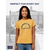 image:imageJanSport NCAA Officially Licensed Graduate Short Sleeve T Shirt for Women Soft amp Breathable CottonPolyester Blend Crewneck T Shirt with Graphic Detailing Everyday University Fan ApparelGeorgia Tech Yellow Jackets