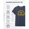 image:imageJanSport NCAA Officially Licensed Graduate Short Sleeve T Shirt for Women Soft amp Breathable CottonPolyester Blend Crewneck T Shirt with Graphic Detailing Everyday University Fan ApparelMichigan Wolverines