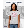 image:imageJanSport NCAA Officially Licensed Graduate Short Sleeve T Shirt for Women Soft amp Breathable CottonPolyester Blend Crewneck T Shirt with Graphic Detailing Everyday University Fan ApparelStanford Cardinal