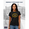image:imageJanSport NCAA Officially Licensed Graduate Short Sleeve T Shirt for Women Soft amp Breathable CottonPolyester Blend Crewneck T Shirt with Graphic Detailing Everyday University Fan ApparelMissouri Tigers