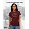 image:imageJanSport NCAA Officially Licensed Graduate Short Sleeve T Shirt for Women Soft amp Breathable CottonPolyester Blend Crewneck T Shirt with Graphic Detailing Everyday University Fan ApparelVirginia Tech Hokies