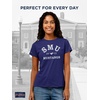 image:imageJanSport NCAA Officially Licensed Graduate Short Sleeve T Shirt for Women Soft amp Breathable CottonPolyester Blend Crewneck T Shirt with Graphic Detailing Everyday University Fan ApparelSMU Mustangs