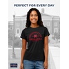 image:imageJanSport NCAA Officially Licensed Graduate Short Sleeve T Shirt for Women Soft amp Breathable CottonPolyester Blend Crewneck T Shirt with Graphic Detailing Everyday University Fan ApparelNebraska Cornhuskers
