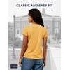 image:imageJanSport NCAA Officially Licensed Graduate Short Sleeve T Shirt for Women Soft amp Breathable CottonPolyester Blend Crewneck T Shirt with Graphic Detailing Everyday University Fan ApparelGeorgia Tech Yellow Jackets