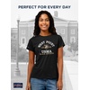 image:imageJanSport NCAA Officially Licensed Graduate Short Sleeve T Shirt for Women Soft amp Breathable CottonPolyester Blend Crewneck T Shirt with Graphic Detailing Everyday University Fan ApparelArmy Black Knights