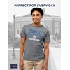 image:imageJanSport NCAA Officially Licensed Pregame Short Sleeve T Shirt for Men Soft amp Breathable Triblend Crewneck T ShirtBYU Cougars